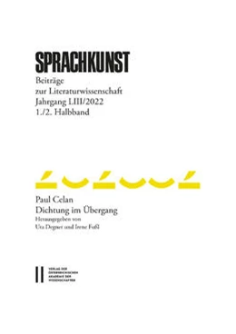 Abbildung von Degner / Fußl | Sprachkunst - Beiträge zur Literaturwissenschaft, Jahrgang LIII/2022, 1. und 2. Halbband | 1. Auflage | 2023 | beck-shop.de
