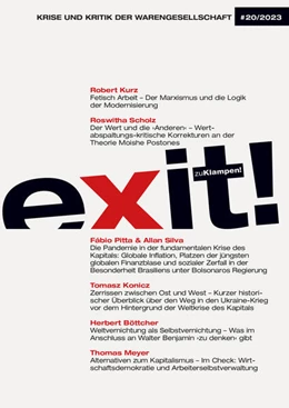 Abbildung von Kurz / Verein für kritische Gesellschaftswissenschaften e. V. | Exit! Krise und Kritik der Warengesellschaft | 1. Auflage | 2023 | beck-shop.de