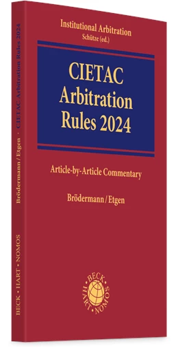 Abbildung von Brödermann / Etgen | CIETAC Arbitration Rules 2024 | 1. Auflage | 2024 | beck-shop.de