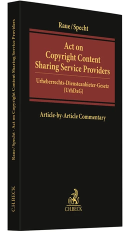 Abbildung von Raue / Specht | Act on Copyright Content Sharing Service Providers | 1. Auflage | 2024 | beck-shop.de