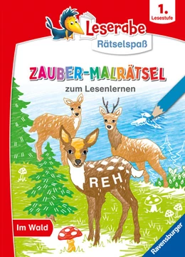 Abbildung von Ronto | Leserabe - Rätselspaß - Zauber-Malrätsel zum Lesenlernen: Im Wald (1. Lesestufe) | 1. Auflage | 2024 | beck-shop.de