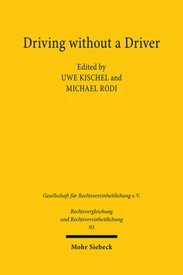 Abbildung von Kischel / Rodi | Driving without a Driver | 1. Auflage | 2023 | 93 | beck-shop.de