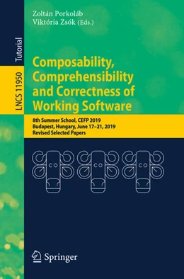 Abbildung von Porkoláb / Zsók | Composability, Comprehensibility and Correctness of Working Software | 1. Auflage | 2023 | beck-shop.de