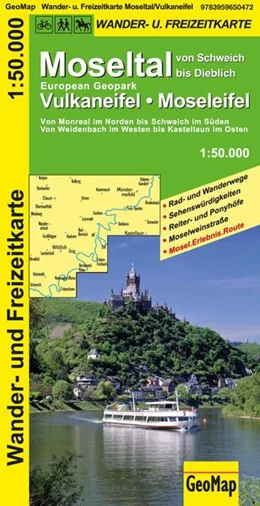 Abbildung von GeoMap | Moseltal, Vulkaneifel, Moseleifel Wander- und Freizeitkarte | 6. Auflage | 2023 | beck-shop.de
