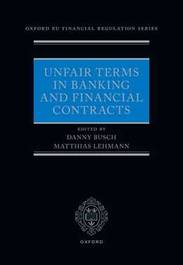 Abbildung von Busch / Lehmann | Unfair Terms in Banking and Financial Contracts | 1. Auflage | 2023 | beck-shop.de