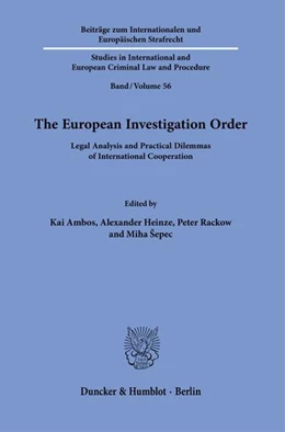 Abbildung von Ambos / Heinze | The European Investigation Order. | 1. Auflage | 2023 | beck-shop.de