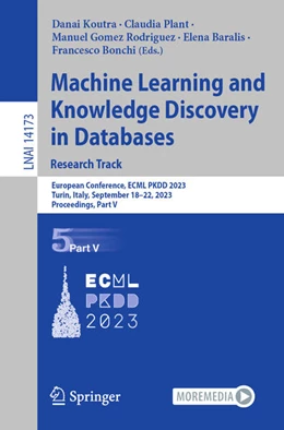 Abbildung von Koutra / Plant | Machine Learning and Knowledge Discovery in Databases: Research Track | 1. Auflage | 2023 | 14173 | beck-shop.de