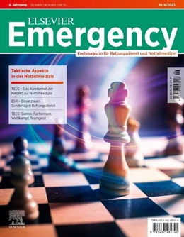 Abbildung von Gollwitzer / Grusnick | ELSEVIER Emergency. Taktische Aspekte in der Notfallmedizin. 6/2023 | 1. Auflage | 2023 | beck-shop.de