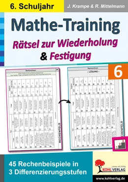 Abbildung von Krampe / Mittelmann | Mathe-Training zur Wiederholung und Festigung / Klasse 6 | 1. Auflage | 2024 | beck-shop.de