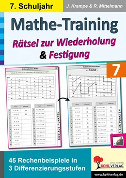 Abbildung von Krampe / Mittelmann | Mathe-Training zur Wiederholung und Festigung / Klasse 7 | 1. Auflage | 2023 | beck-shop.de