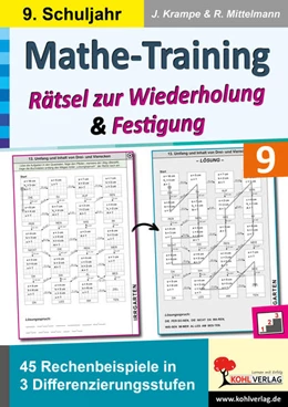 Abbildung von Krampe / Mittelmann | Mathe-Training zur Wiederholung und Festigung / Klasse 9 | 1. Auflage | 2024 | beck-shop.de