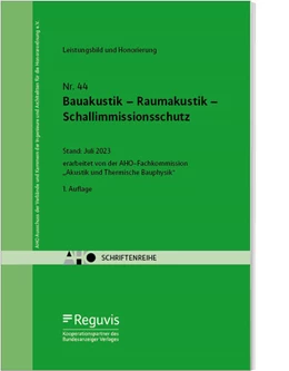 Abbildung von Bauakustik – Raumakustik – Schallimmissionsschutz | 1. Auflage | 2023 | Heft 44 | beck-shop.de