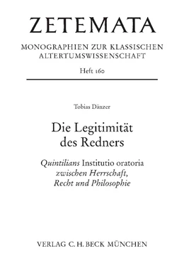 Abbildung von Dänzer, Tobias | Die Legitimität des Redners | 1. Auflage | 2024 | Heft 160 | beck-shop.de