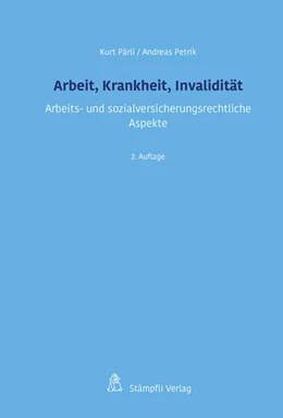 Abbildung von Pärli / Petrik | Arbeit, Krankheit, Invalidität | 2. Auflage | 2024 | beck-shop.de