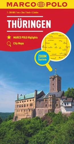 Abbildung von Marco Polo Verlag | MARCO POLO Reisekarte Deutschland 07 Thüringen 1:200.000 | 8. Auflage | 2024 | beck-shop.de