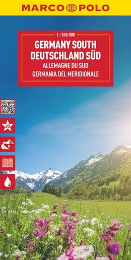 Abbildung von Marco Polo Verlag | MARCO POLO Reisekarte Deutschland Süd 1:550.000 | 3. Auflage | 2024 | beck-shop.de