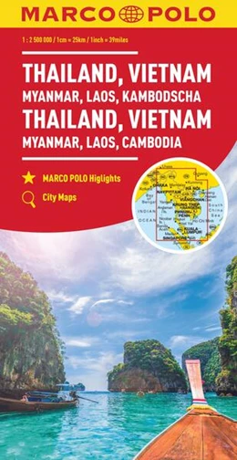 Abbildung von MARCO POLO Kontinentalkarte Thailand, Vietnam 1:2,5 Mio. | 11. Auflage | 2023 | beck-shop.de