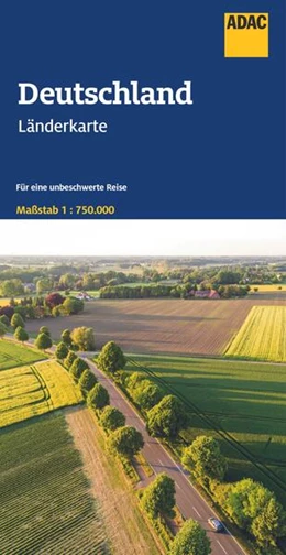 Abbildung von ADAC Länderkarte Deutschland 1:750.000 | 15. Auflage | 2023 | beck-shop.de