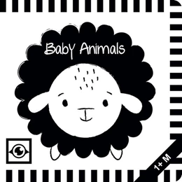 Abbildung von Sawczyn | Baby Animals: Kontrastbuch für Babys mit Öffnungen · kontrastreiche Bilder angepasst an Babyaugen · Schwarz Weiß Buch für Neugeborene · Mein erstes Bilderbuch · Montessori Buch | 1. Auflage | 2022 | beck-shop.de