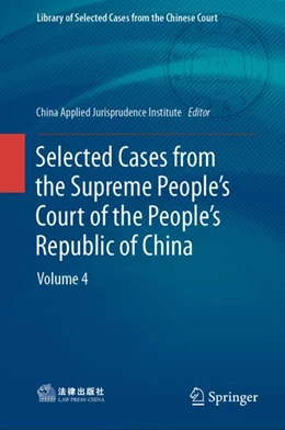 Abbildung von Selected Cases from the Supreme People’s Court of the People’s Republic of China | 1. Auflage | 2024 | beck-shop.de