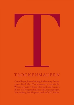 Abbildung von Stiftung Umwelteinsatz (SUS) | Trockenmauern | 3. Auflage | 2024 | beck-shop.de