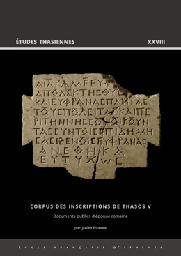 Abbildung von Corpus des inscriptions de Thasos V | 1. Auflage | 2023 | beck-shop.de
