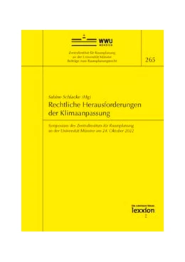 Abbildung von Schlacke | Rechtliche Herausforderungen der Klimaanpassung | 1. Auflage | 2023 | beck-shop.de