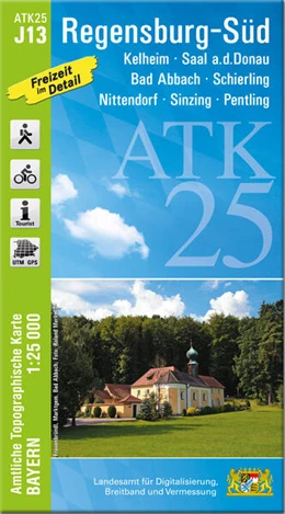 Abbildung von Landesamt für Digitalisierung | ATK25-J13 Regensburg-Süd (Amtliche Topographische Karte 1:25000) | 1. Auflage | 2023 | beck-shop.de