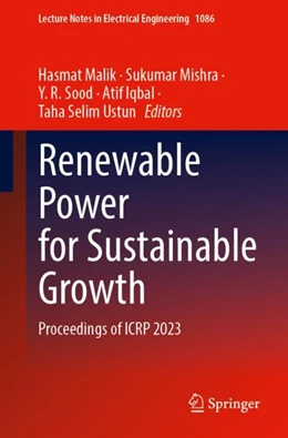 Abbildung von Malik / Mishra | Renewable Power for Sustainable Growth | 1. Auflage | 2024 | beck-shop.de
