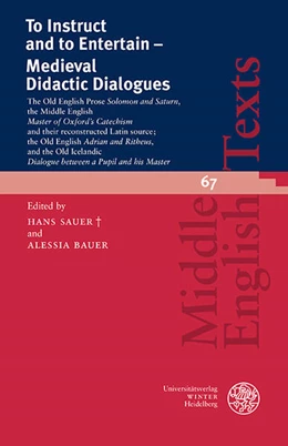 Abbildung von Sauer † / Bauer | To Instruct and to Entertain – Medieval Didactic Dialogues | 1. Auflage | 2023 | 67 | beck-shop.de