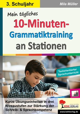 Abbildung von Müller | Mein tägliches 10-Minuten-Grammatik-Training an Stationen / Klasse 3 | 1. Auflage | 2023 | beck-shop.de