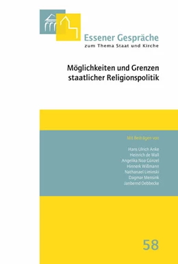 Abbildung von Uhle / Wolf | Möglichkeiten und Grenzen staatlicher Religionspolitik | 1. Auflage | 2023 | 58 | beck-shop.de