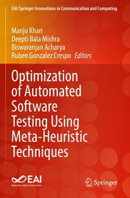 Abbildung von Khari / Mishra | Optimization of Automated Software Testing Using Meta-Heuristic Techniques | 1. Auflage | 2023 | beck-shop.de