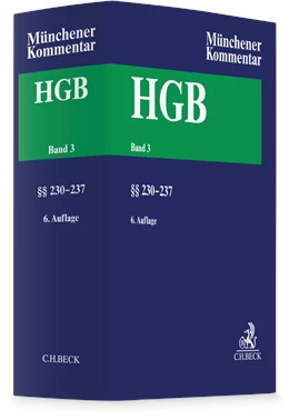 Abbildung von Münchener Kommentar zum Handelsgesetzbuch: HGB, Band 3: Zweites Buch. Handelsgesellschaften und stille Gesellschaft. Dritter Abschnitt. Stille Gesellschaft §§ 230-237 | 6. Auflage | 2026 | beck-shop.de