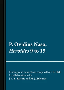 Abbildung von Hall / Ritchie | P. Ovidius Naso, Heroides 9 to 15 | 1. Auflage | 2023 | beck-shop.de