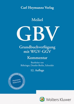 Abbildung von Meikel | GBV | 12. Auflage | 2025 | beck-shop.de