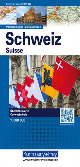 Abbildung von Hallwag Kümmerly+Frey AG | Kümmerly+Frey Schweiz, Karte politisch 1:600.000 | 5. Auflage | 2023 | beck-shop.de