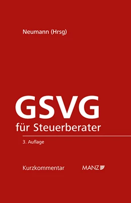 Abbildung von Neumann | GSVG für Steuerberater | 3. Auflage | 2023 | beck-shop.de