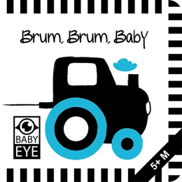 Abbildung von Sawczyn | Brum, Brum, Baby: Kontrastreiches Faltbuch für Babys · Kontrastbuch angepasst an Babyaugen · Schwarz Weiß Primärfarben Buch für Neugeborene · Mein erstes Bilderbuch · Montessori Buch | 1. Auflage | 2023 | beck-shop.de