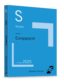 Abbildung von Sommer | Skript Europarecht | 15. Auflage | 2025 | beck-shop.de