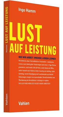 Abbildung von Hamm | Lust auf Leistung | 1. Auflage | 2024 | beck-shop.de