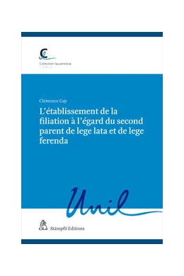 Abbildung von Gay | L’établissement de la filiation à l’égard du second parent de lege lata et de lege ferenda | 1. Auflage | 2023 | 96 | beck-shop.de