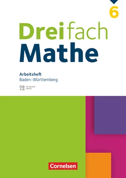 Abbildung von Tippel / Yurt | Dreifach Mathe 6. Schuljahr. Baden-Württemberg - Arbeitsheft mit Medien und Lösungen | 1. Auflage | 2024 | beck-shop.de