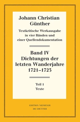 Abbildung von Bölhoff | Dichtungen der letzten Wanderjahre 1721-1723 | 1. Auflage | 2023 | beck-shop.de