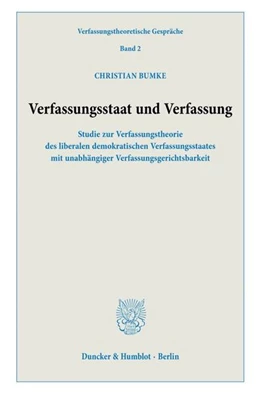 Abbildung von Bumke | Verfassungsstaat und Verfassung. | 1. Auflage | 2023 | beck-shop.de