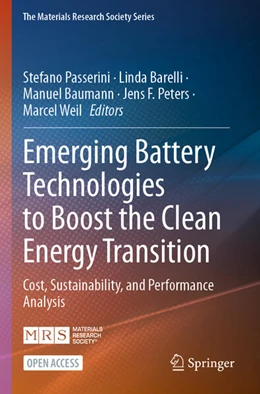 Abbildung von Passerini / Barelli | Emerging Battery Technologies to Boost the Clean Energy Transition | 1. Auflage | 2024 | beck-shop.de