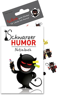 Abbildung von Schwarzer Humor - Notizbuch mit Stickern | 1. Auflage | 2023 | beck-shop.de