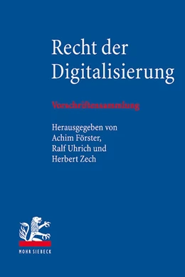 Abbildung von Förster / Uhrich | Recht der Digitalisierung | 1. Auflage | 2023 | beck-shop.de