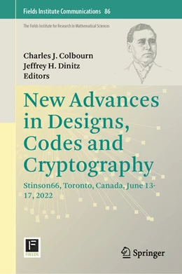 Abbildung von Colbourn / Dinitz | New Advances in Designs, Codes and Cryptography | 1. Auflage | 2024 | 86 | beck-shop.de