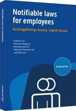 Abbildung von Notifiable laws for employees = Aushangpflichtige Gesetze - English Version | 8. Auflage | 2023 | beck-shop.de